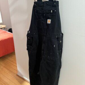 carhartt insulated bibs men’s large